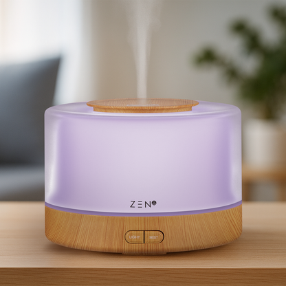 Zen Tranquillity Aroma Diffuser | Essential Oil Humidifier with LED Light