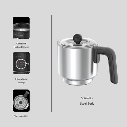 Boden Stark - 500W Stainless Steel Milk Frother