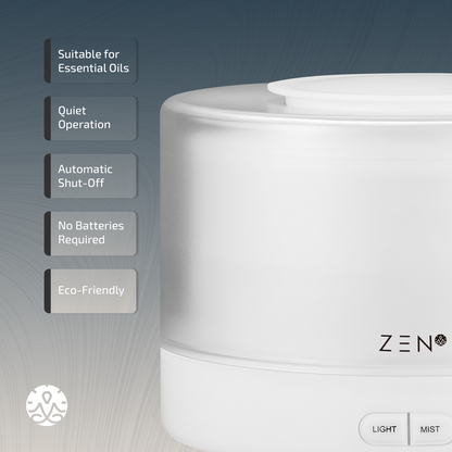 Zen Tranquillity Aroma Diffuser | Essential Oil Humidifier with LED Light