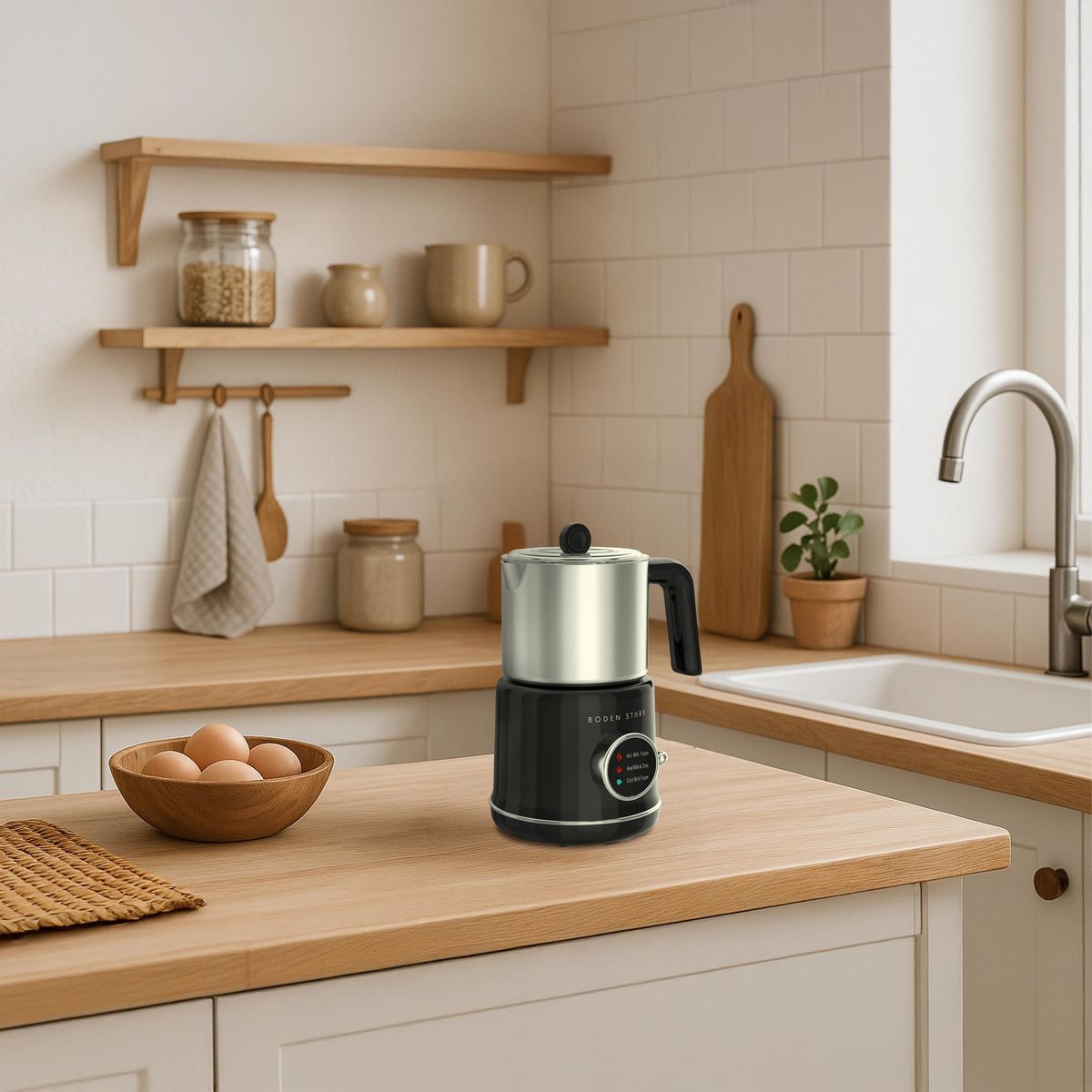 Boden Stark - 500W Stainless Steel Milk Frother