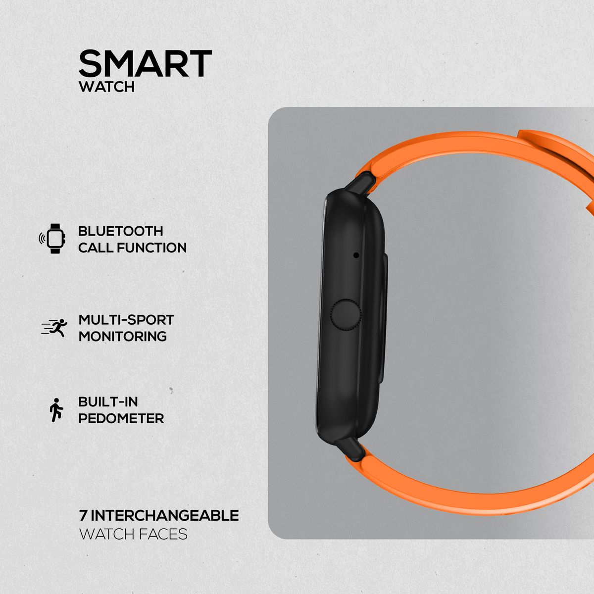 Volkano Chroma Series Smartwatch - Orange