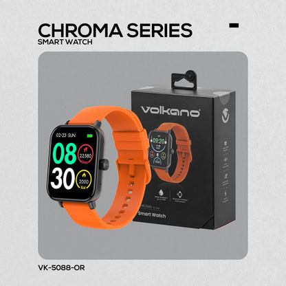 Volkano Chroma Series Smartwatch - Orange