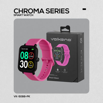 Volkano Chroma Series Smartwatch - Pink