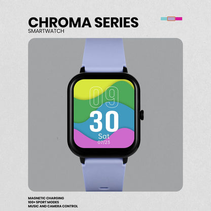 Volkano Chroma Series Smartwatch - Ultramarine strap