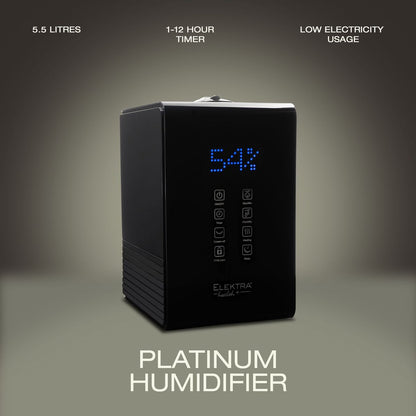 Elektra 5.5L Steam Humidifier - Platinum Digital with Aromatherapy