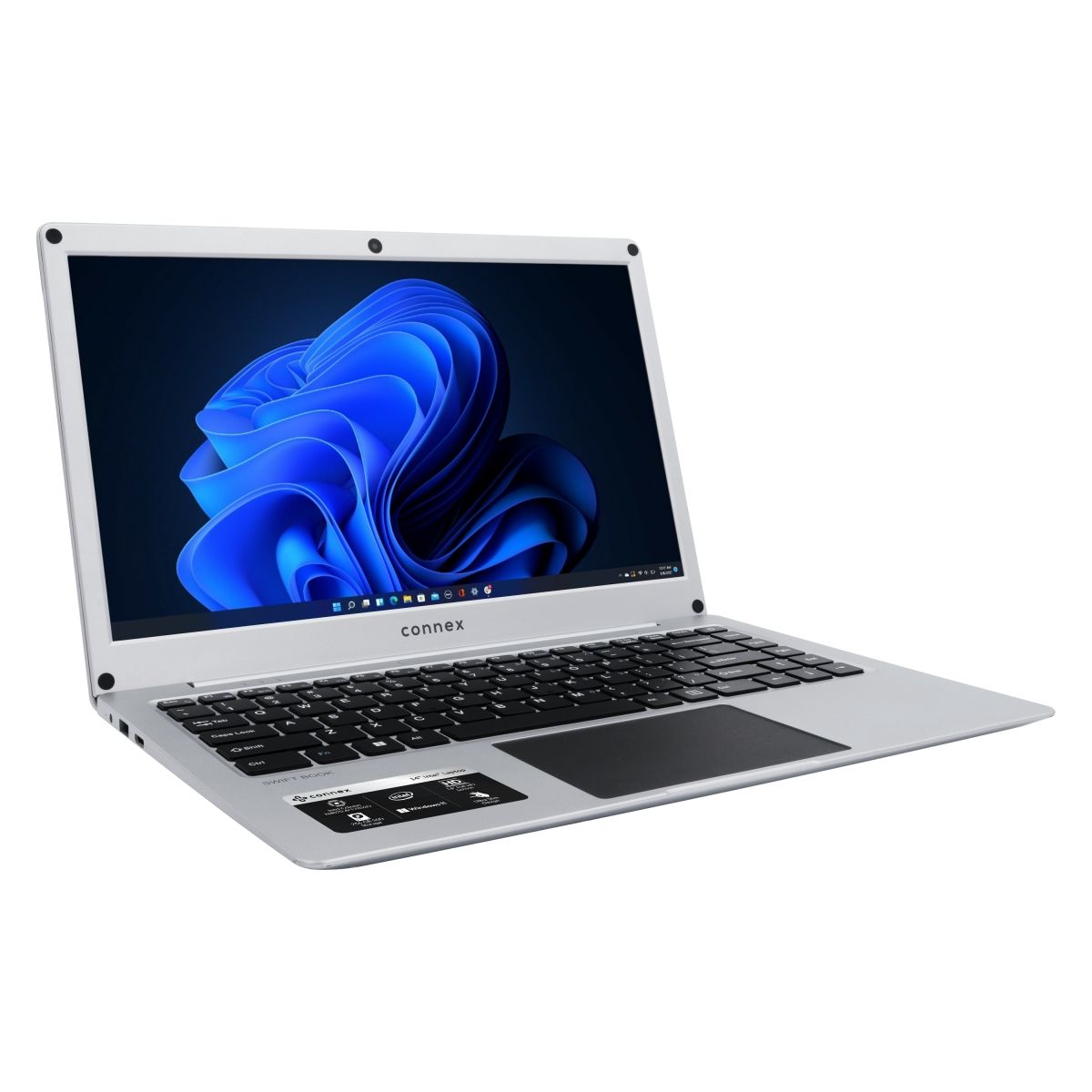 Connex SwiftBook Pro X Intel Celeron N4020 4GB 128GB SSD Windows 11 Home 14-Inch Full HD Laptop, White