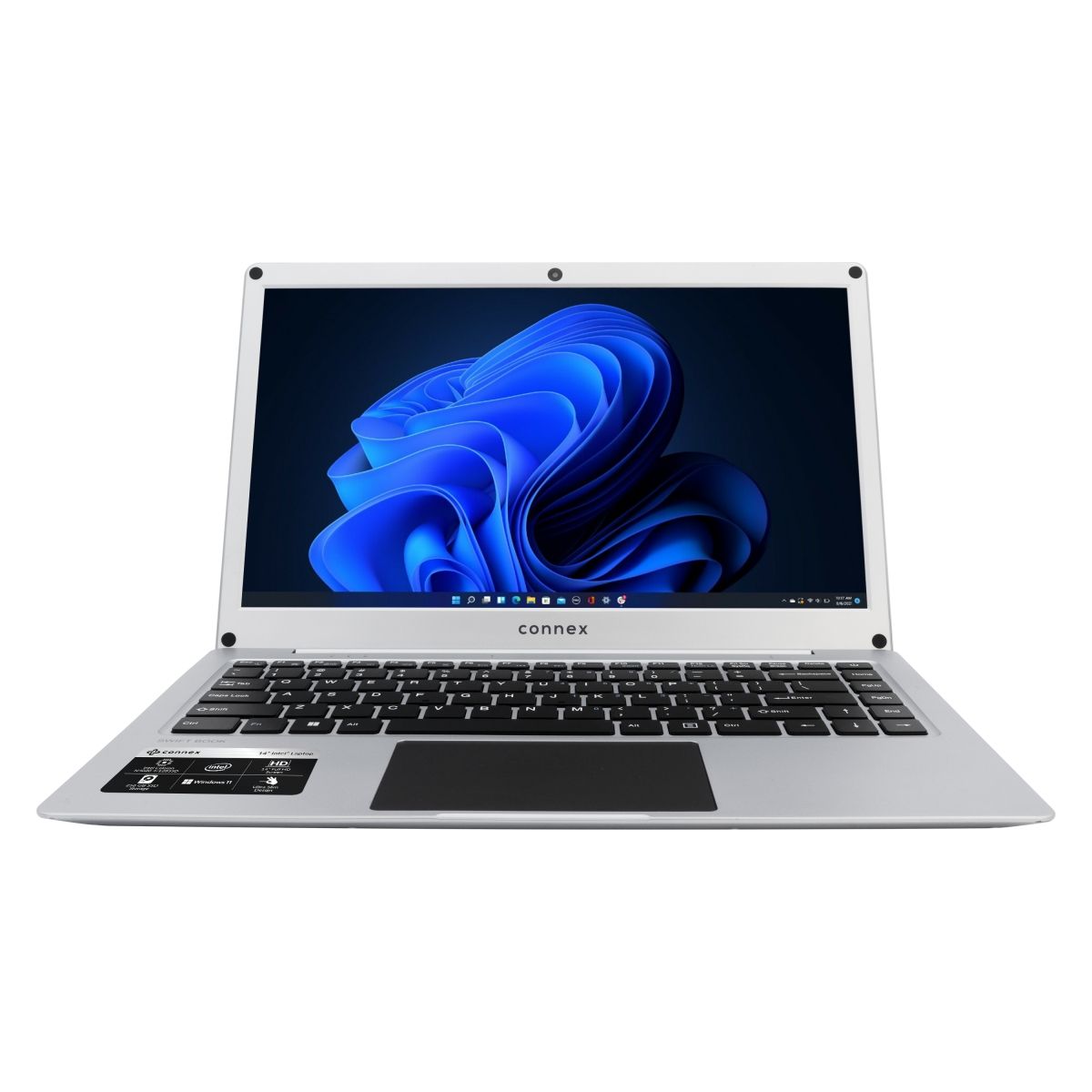 Connex SwiftBook Pro X Intel Celeron N4020 4GB 128GB SSD Windows 11 Home 14-Inch Full HD Laptop, White