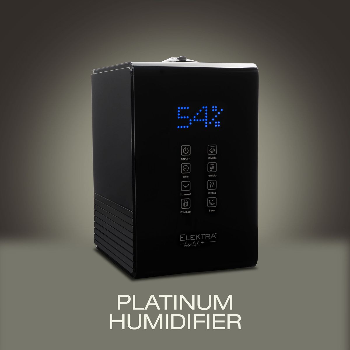 Elektra 5.5L Steam Humidifier - Platinum Digital with Aromatherapy