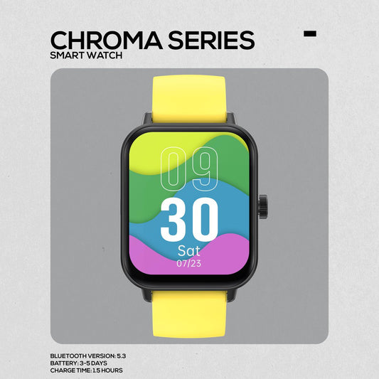 Volkano Chroma Series Smartwatch - Yellow