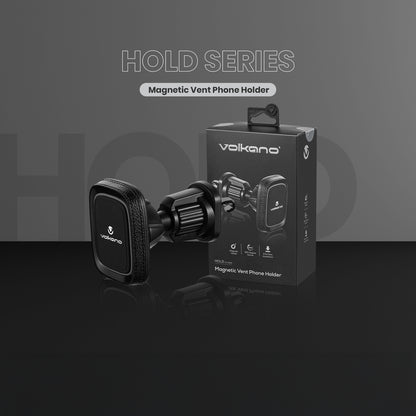 Volkano Hold Series Magnetic Car Phone Holder - Adjustable Air Vent Mount