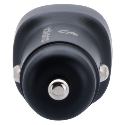 Volkano Dual USB Car Charger 12W - Fast Charging Phone Adapter (Black)