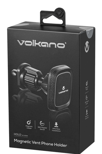 Volkano Hold Series Magnetic Car Phone Holder - Adjustable Air Vent Mount