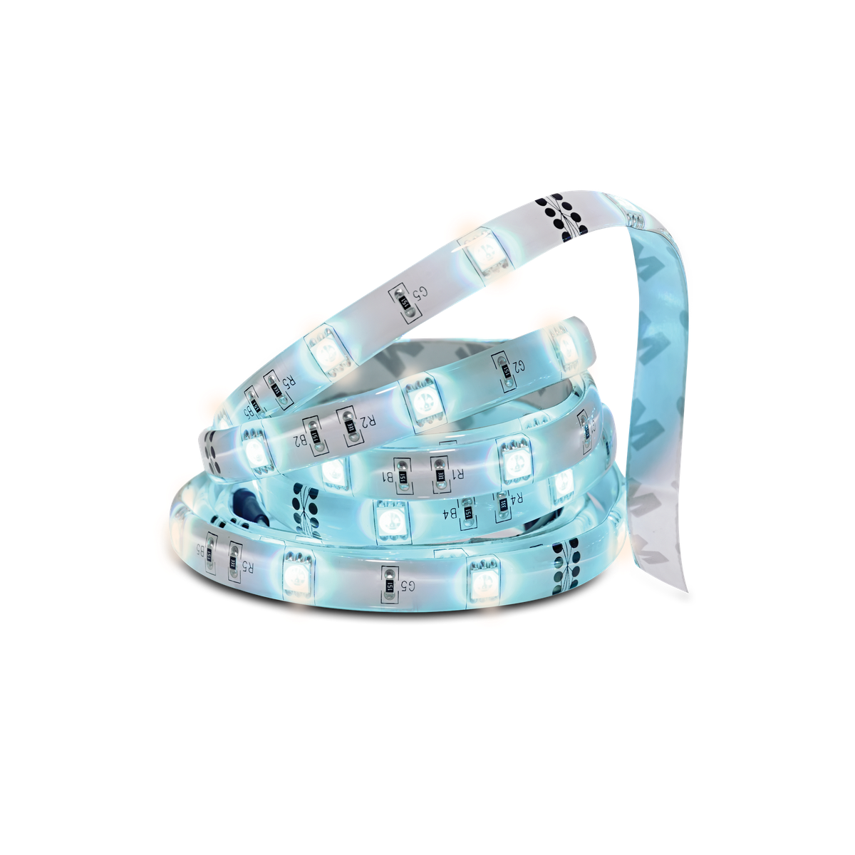 RGB LED Strip Light Kit with Remote Control: 3m | Self-Adhesive | Switched