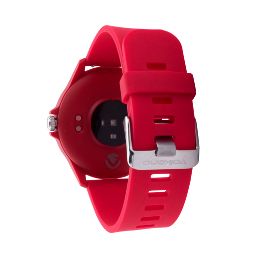 Volkano Splash Series Round Smartwatch - Red