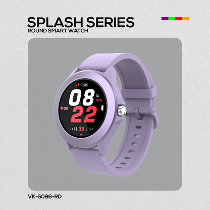 Volkano Splash Series Round Smartwatch - Purple