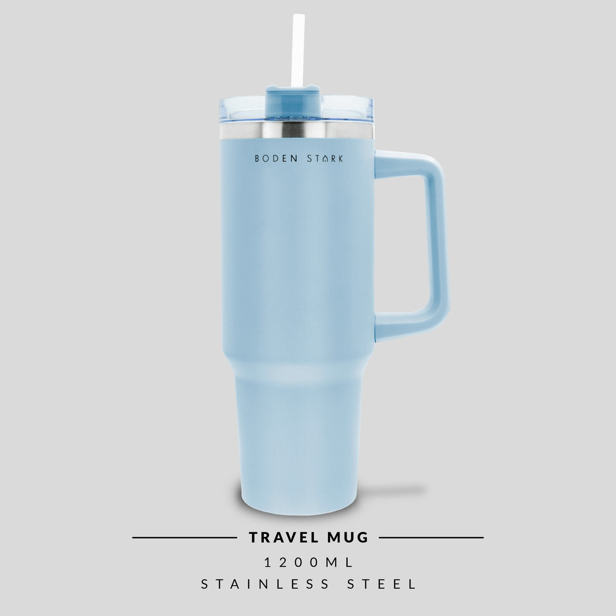 Boden Stark 1200ml Stainless Steel Travel Mug Blue