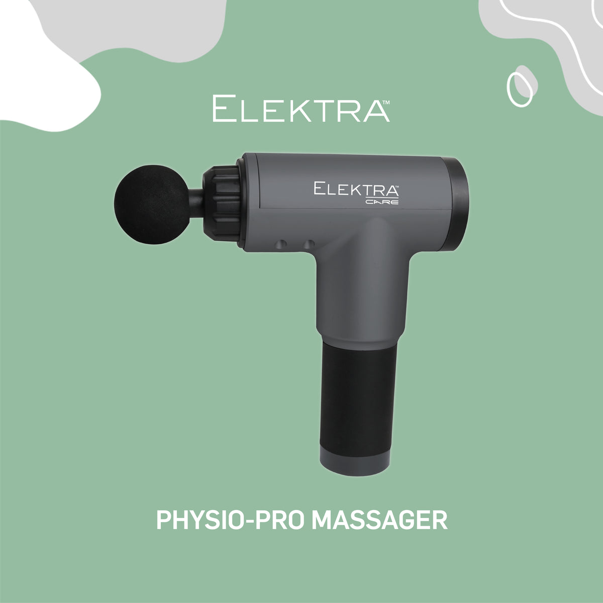 Elektra - Physio Pro Massager With 6 Intensity Levels And Ergonomic Design