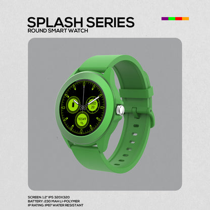 Volkano Splash Series Round Smartwatch - Green