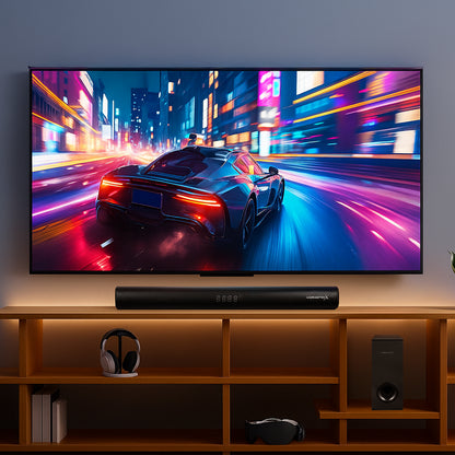 VolkanoX 2.1 Bluetooth Soundbar System with wired subwoofer, Empire Series