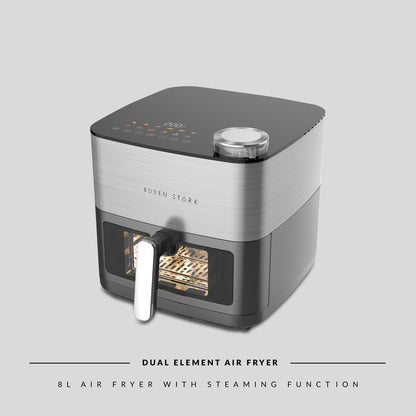 Boden Stark 8L Dual Element Air fryer with Steaming Function