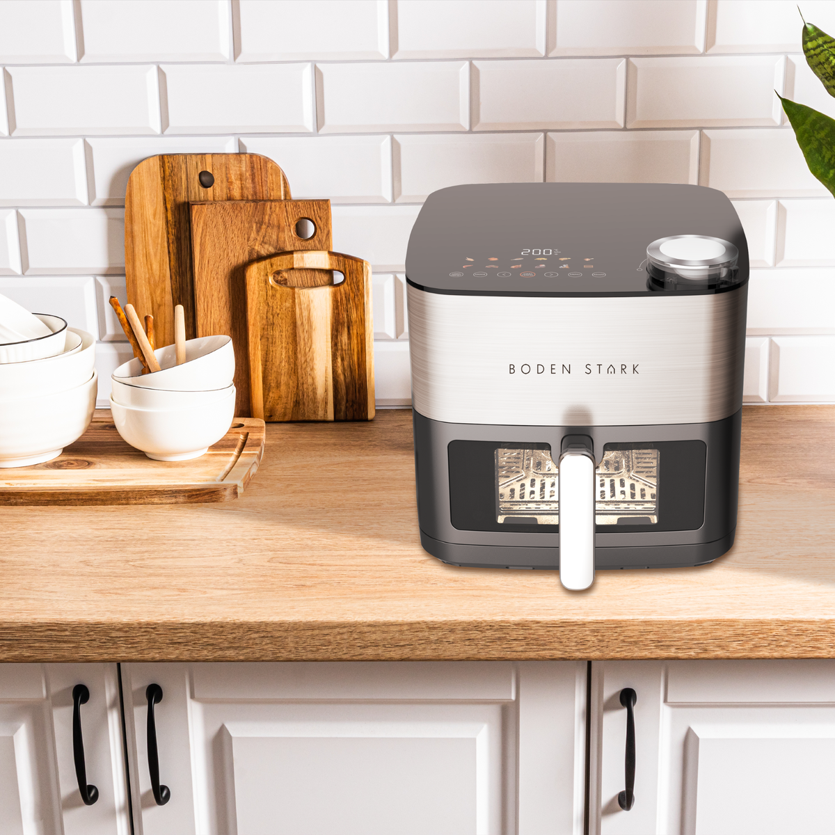 Boden Stark 8L Dual Element Air fryer with Steaming Function