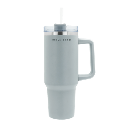 Boden Stark 1200ml Stainless Steel Travel Mug - Grey