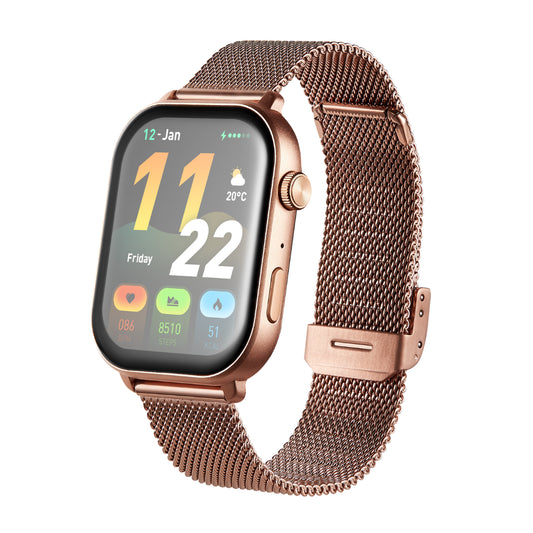 Volkano Trinity Series Bluetooth Smartwatch with 2 straps - Pink