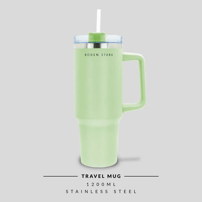 Boden Stark 1200ml Stainless Steel Travel Mug - Green