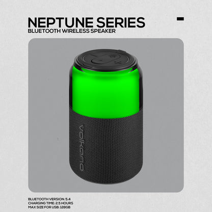 Volkano Neptune Bluetooth Wireless Speaker - Blue