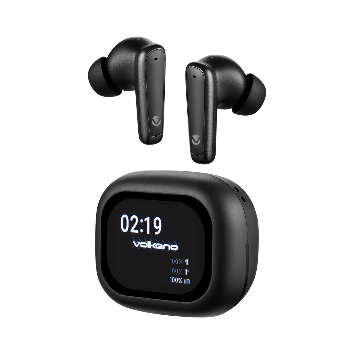 Volkano Vision Series TWS Earphones with ANC- Black