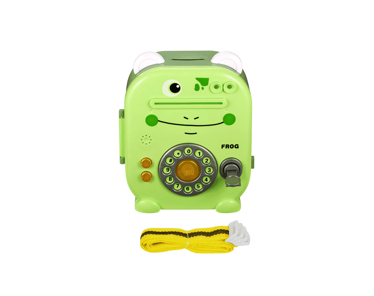 Volkano Kids Frog Series Money Saving Vault - Green