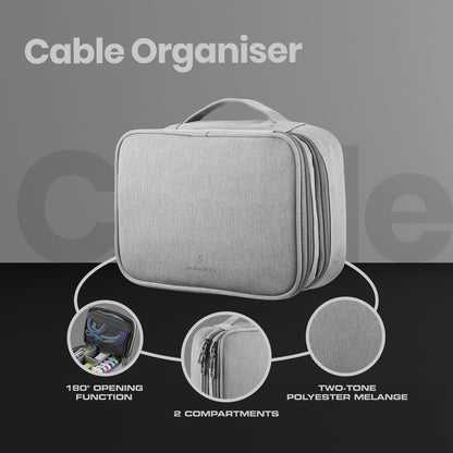 Volkano Cable Organiser Large - Grey