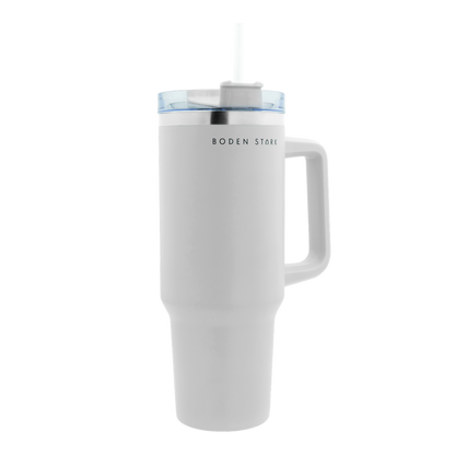 Boden Stark 1200ml Stainless Steel Travel Mug - White