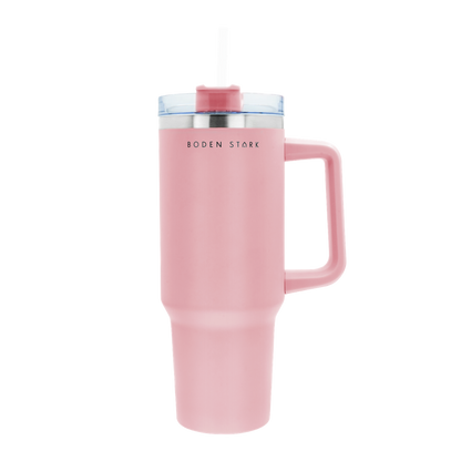 Boden Stark 1200ml Stainless Steel Travel Mug - Pink