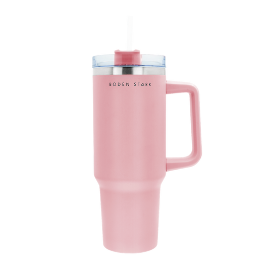 Boden Stark 1200ml Stainless Steel Travel Mug - Pink