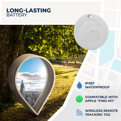 Mili MiTag Apple Compatible Item Tag- Single Pack