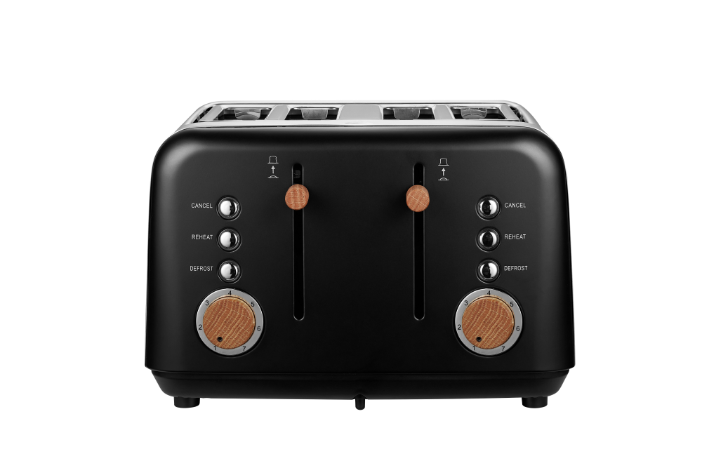 Boden Stark 4-Slice Stainless Steel Toaster - Anson Collection