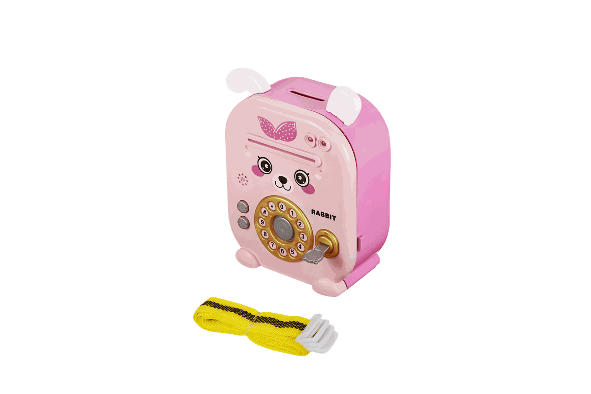 Volkano Kids Rabbit Series Money Saving Vault - Pink