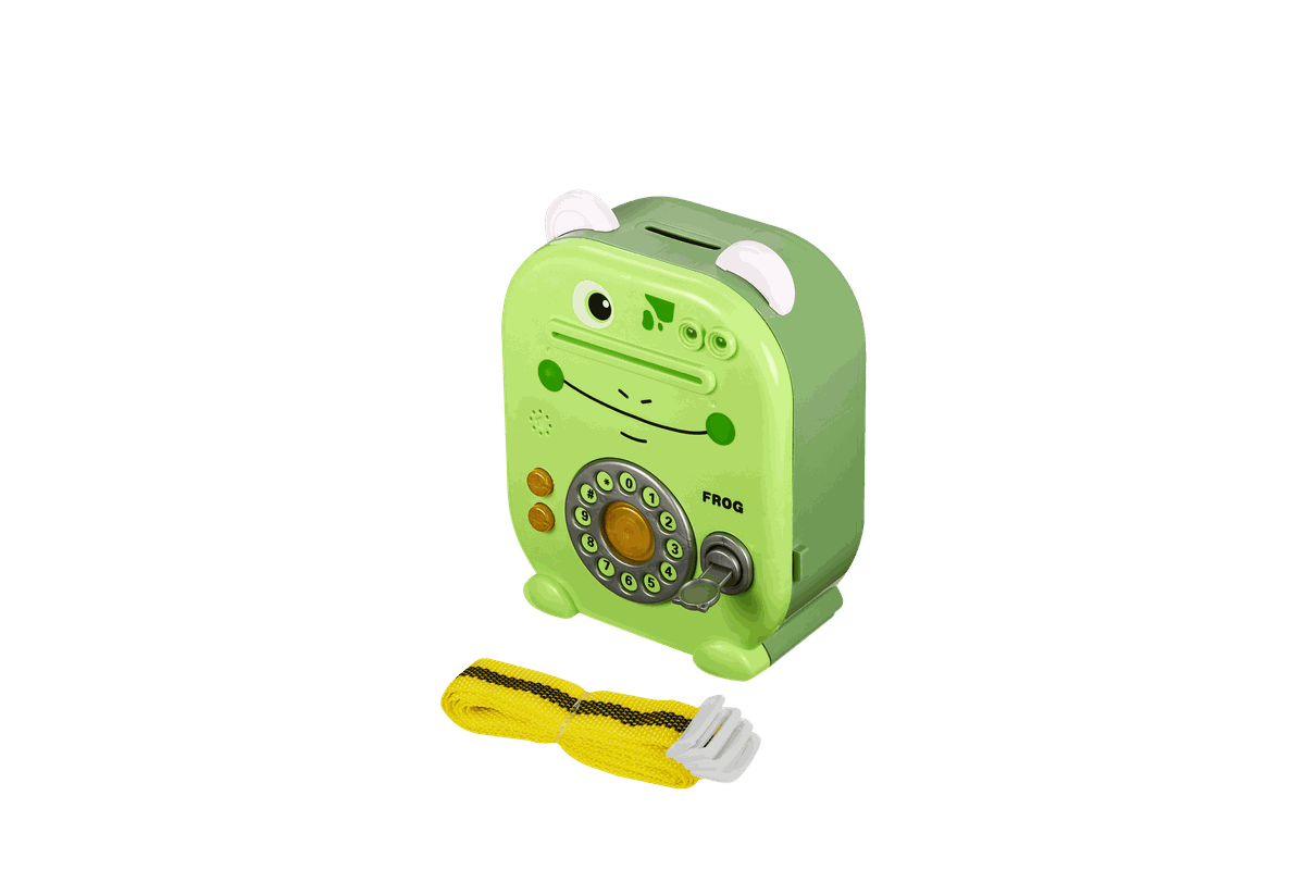 Volkano Kids Frog Series Money Saving Vault - Green