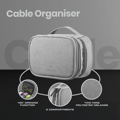 Volkano Cable Organiser Medium - Grey