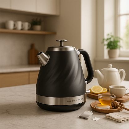Boden Stark - 1.7L Stainless Steel Kettle With Boil Dry Protection