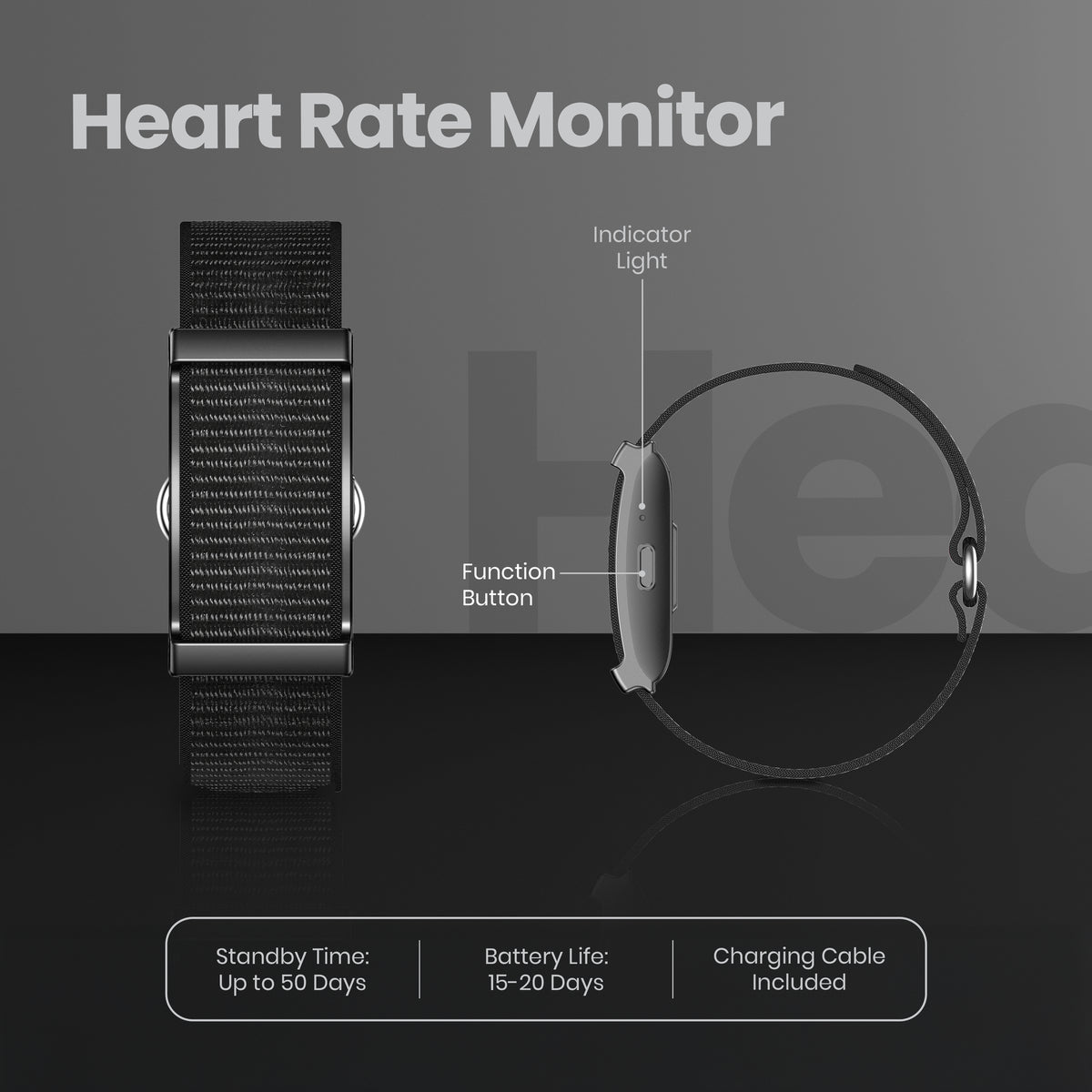 Volkano Vital Series Sleep & Activity Tracking Band with Heart Rate Monitor