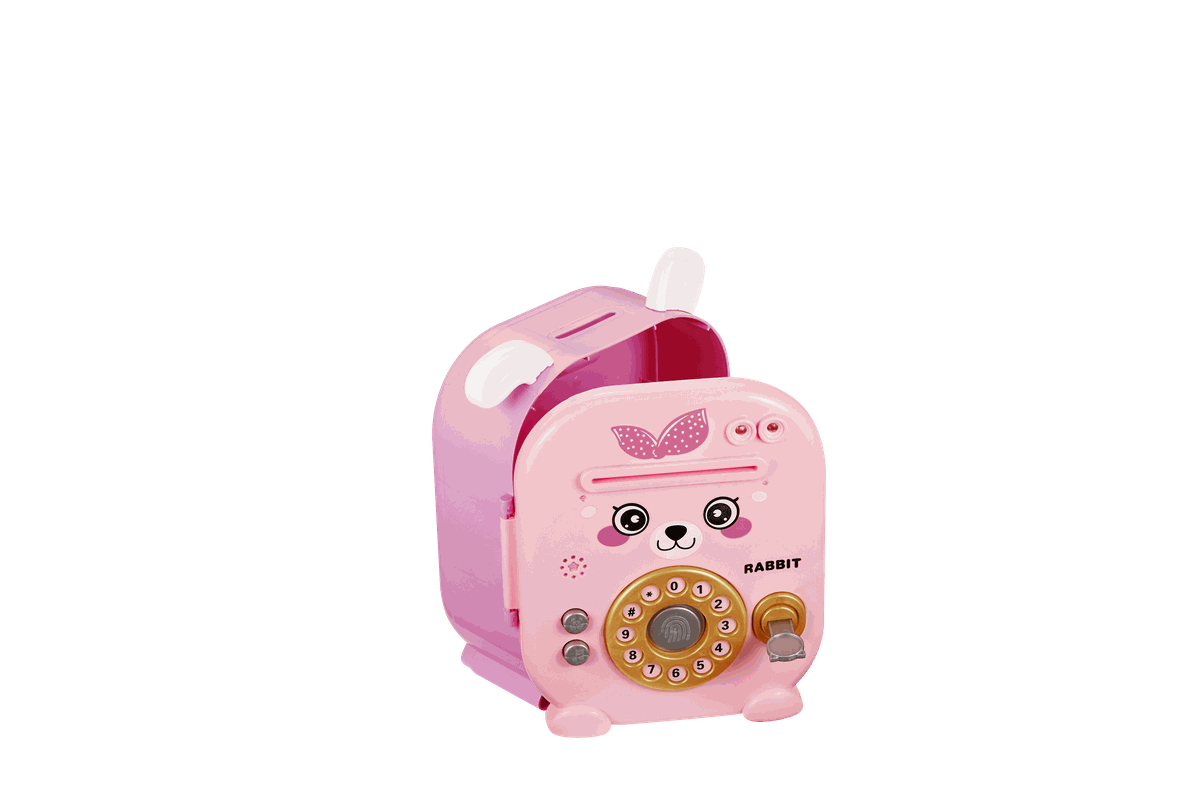 Volkano Kids Rabbit Series Money Saving Vault - Pink
