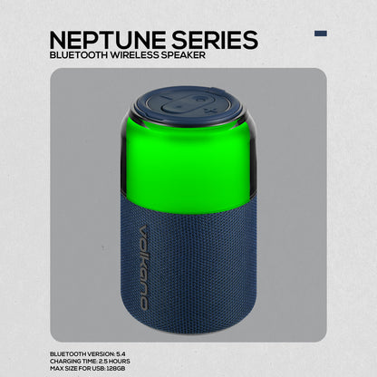 Volkano Neptune Bluetooth Wireless Speaker - Black