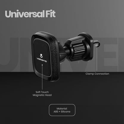 Volkano Hold Series Magnetic Car Phone Holder - Adjustable Air Vent Mount